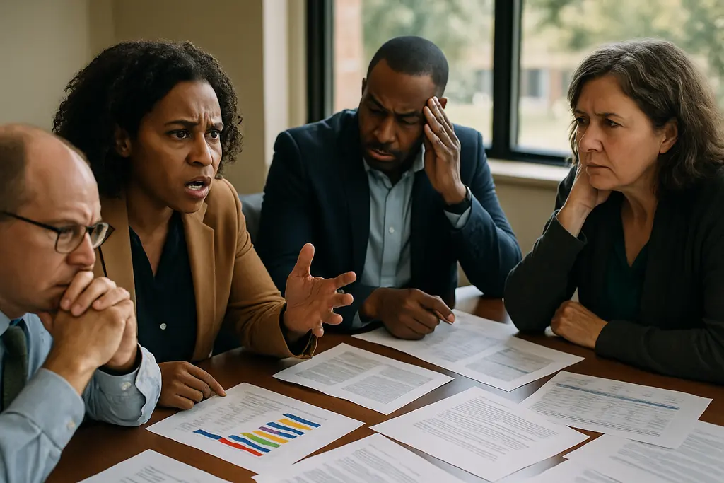 race-neutral discipline policy review at a school board meeting